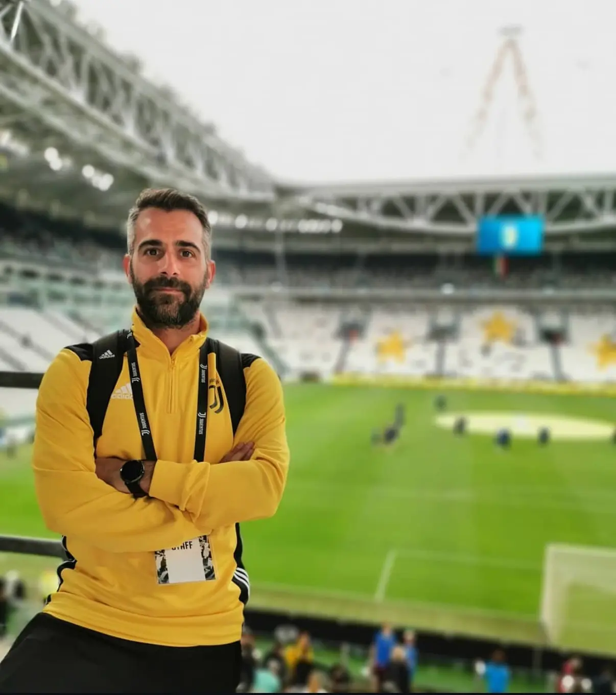 Panagiotis Pomonis during his time with Juventus Academy Athens