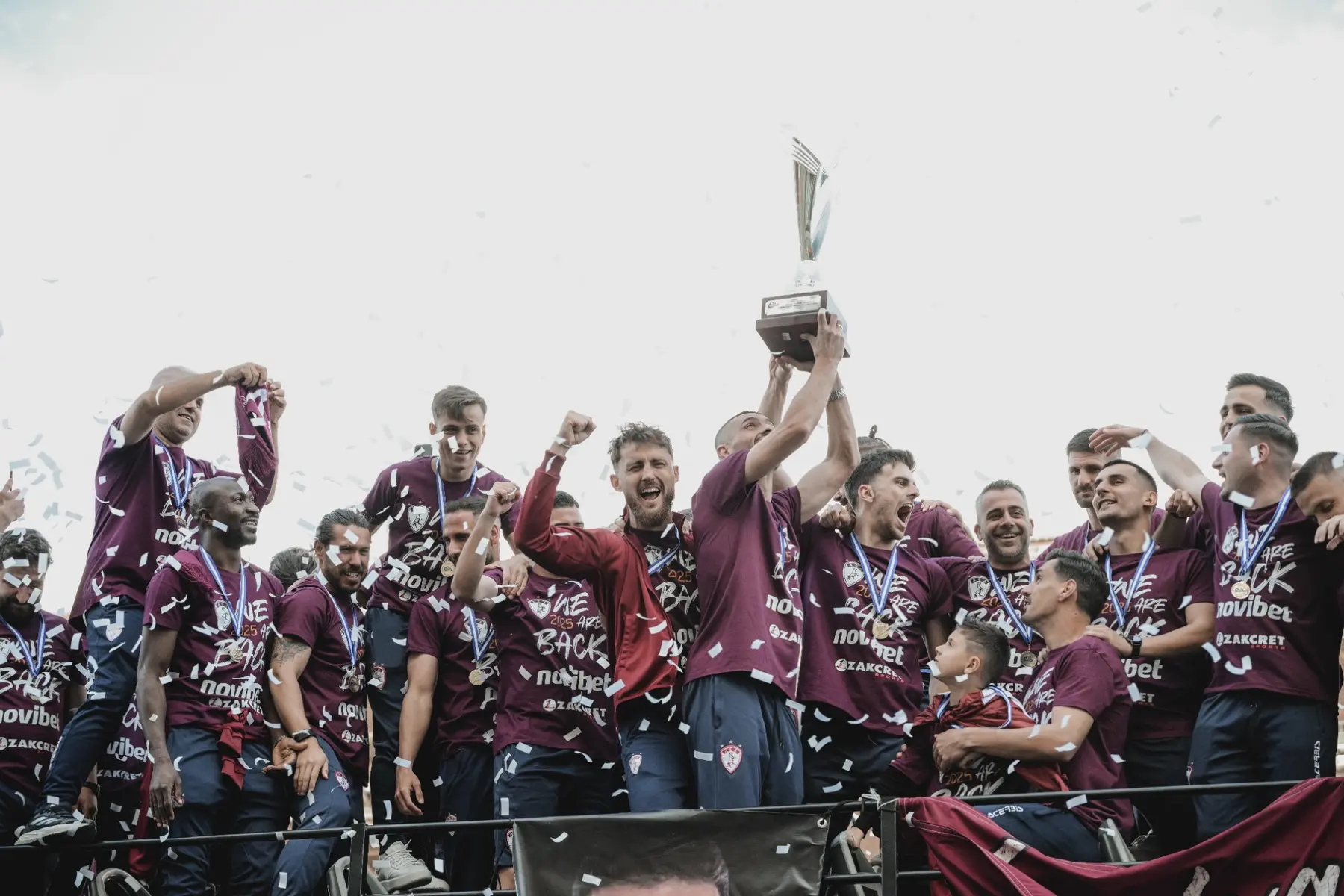 Kifisia F.C. championship celebration